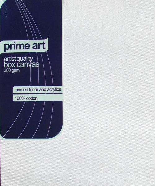 BLANK STRETCHED CANVAS 380 GSM -  IDEAL FOR OILS AND ACRYLICS 100% COTTON 300MM X 400 MM  (12x16")